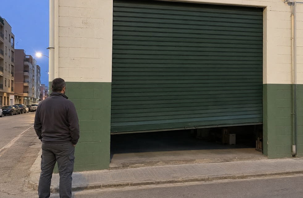 Reparación de persianas de locales en Aldaia